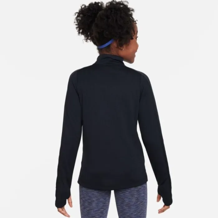 Nike Long Sleeve Running Tops^Dri-FIT Long Sleeve Half Zip Top Black