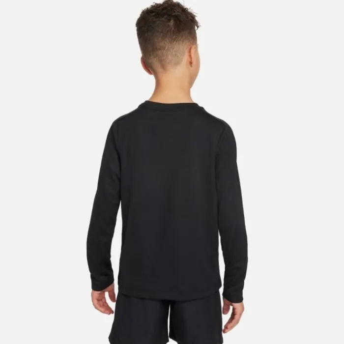 Nike Long Sleeve Running Tops^Dri-FIT Multi+ Long Sleeve Tee Black