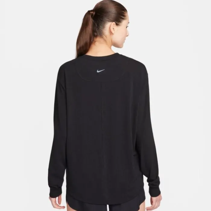 Nike Running Tops & T-shirts^Dri-FIT One Relaxed Long Sleeve Tee Black