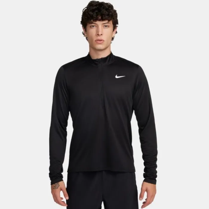 Nike Running Tops & T-shirts^Dri-FIT Pacer Half Zip Long Sleeve Tee Black