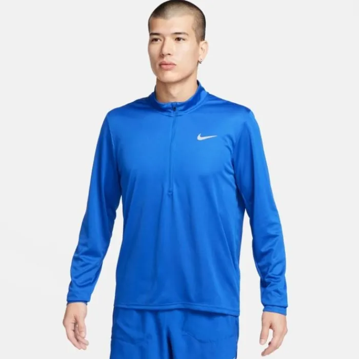 Nike Running Tops & T-shirts^Dri-FIT Pacer Half Zip Long Sleeve Tee Blue