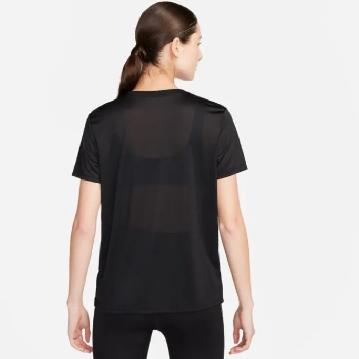 Nike Running Shorts^Dri-FIT Regular Heathered Graphic Short Sleeve Tee Black