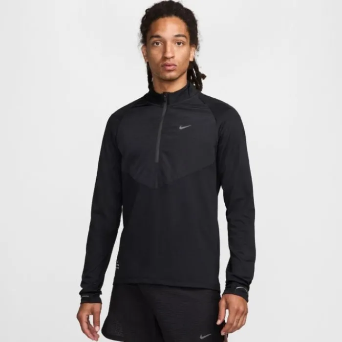 Nike Running Tops & T-shirts^Dri-FIT Run Division Element Midlayer Half Zip Black
