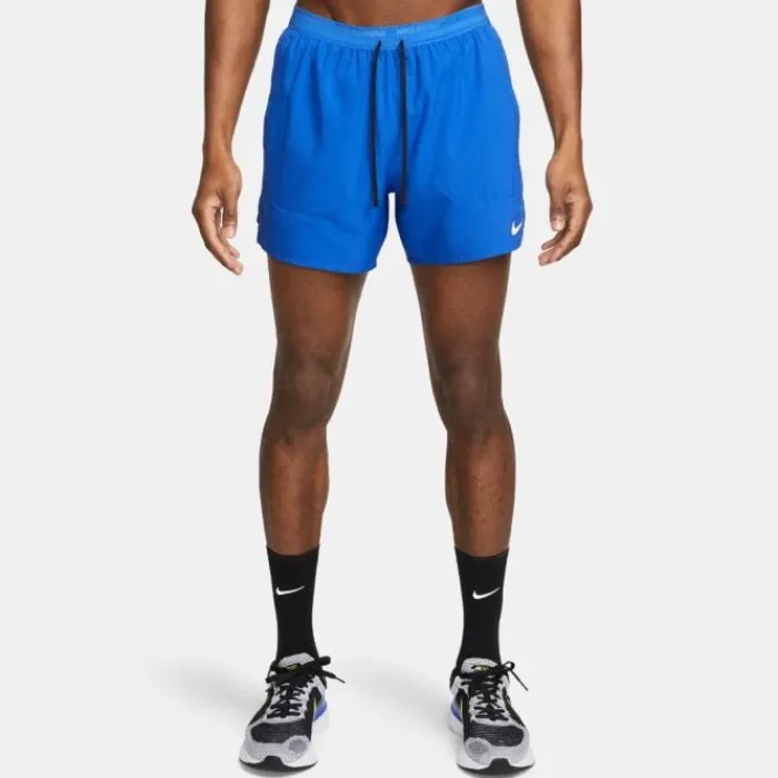 Nike Running Shorts^Dri-Fit Stride 5in Brief-Lined Shorts Blue