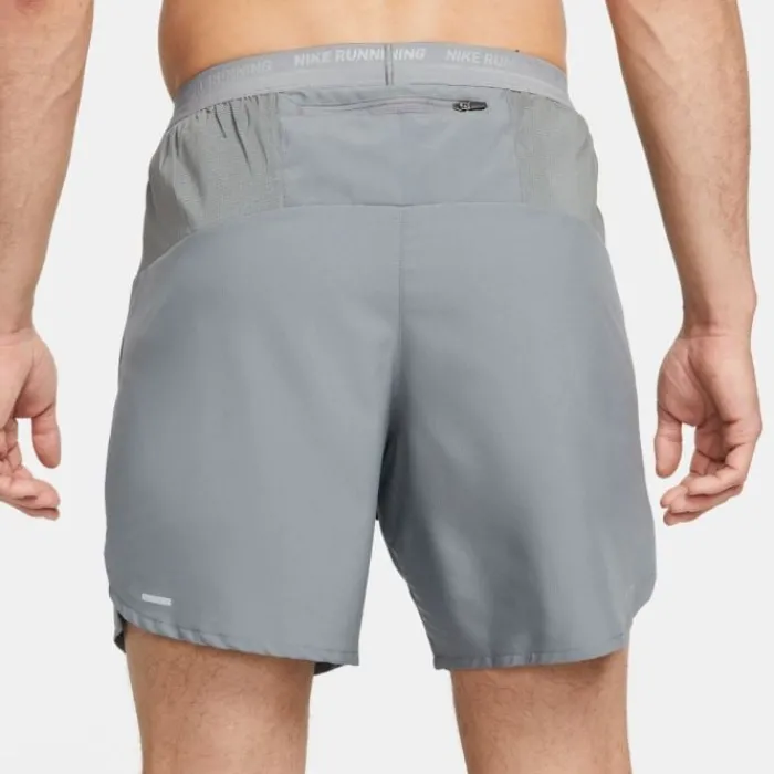 Nike Running Shorts^Dri-FIT Stride 7in Brief-Lined Shorts Grey