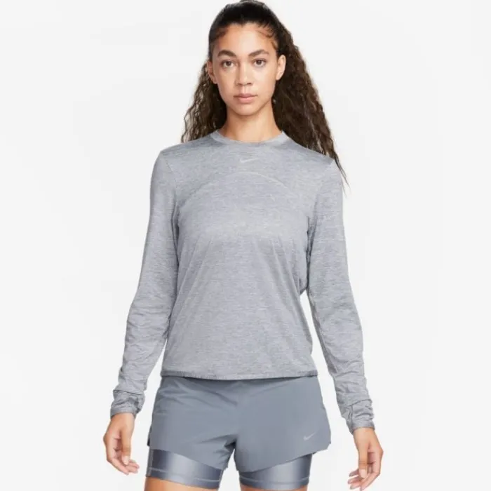 Nike Running Tops & T-shirts^Dri-FIT Swift UV Crew Long Sleeve Tee Grey