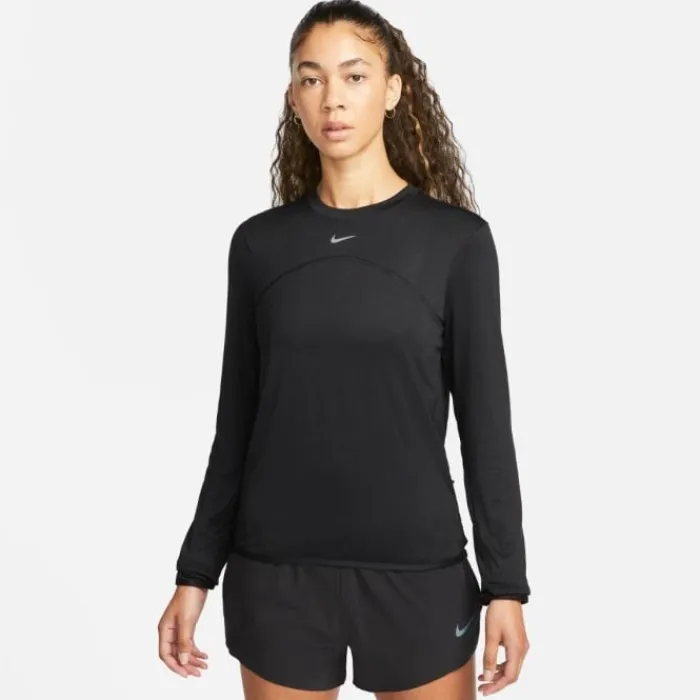 Nike Running Tops & T-shirts^Dri-FIT Swift UV Crew Long Sleeve Tee Black