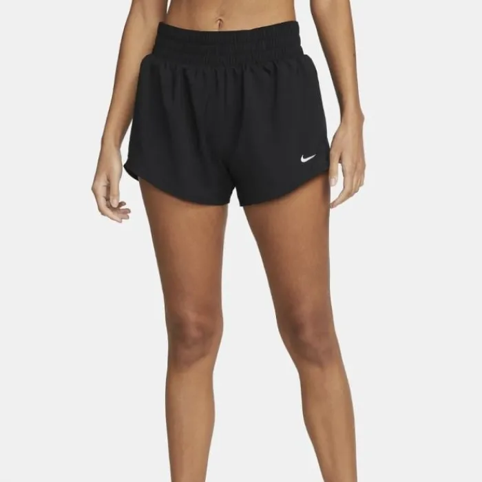 Nike Running Shorts^One Dri-Fit Mid-Rise 3in Brief-Lined Shorts Black