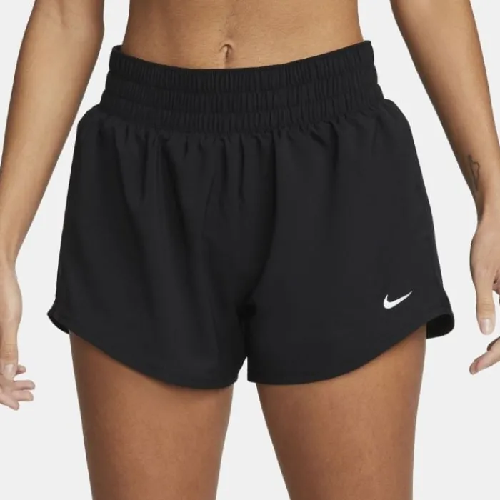 Nike Running Shorts^One Dri-Fit Mid-Rise 3in Brief-Lined Shorts Black