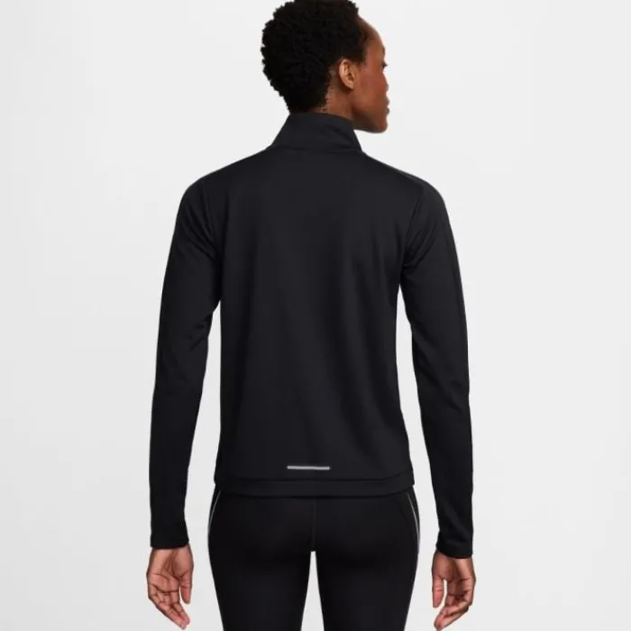 Nike Running Underwear | Running Tops & T-shirts^Swoosh HyperBright Half Zip Long Sleeve Midlayer Black