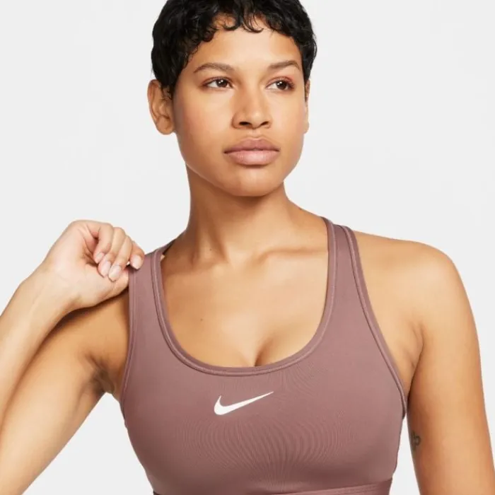 Nike Sports Bras^Swoosh Medium Support Bra Brown