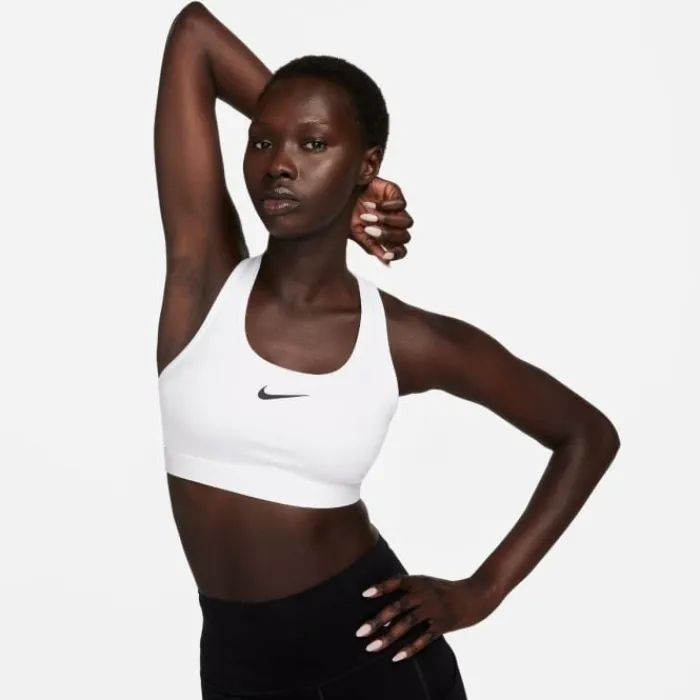 Nike Sports Bras^Swoosh Medium Support Bra White