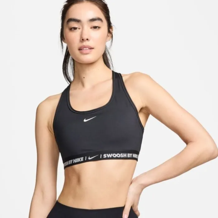 Nike Sports Bras^Swoosh Sports Bra Medium Support Black