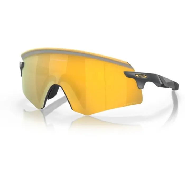 Oakley Sports Sunglasses^Encoder Matte Carbon (PRIZM 24K) Gold
