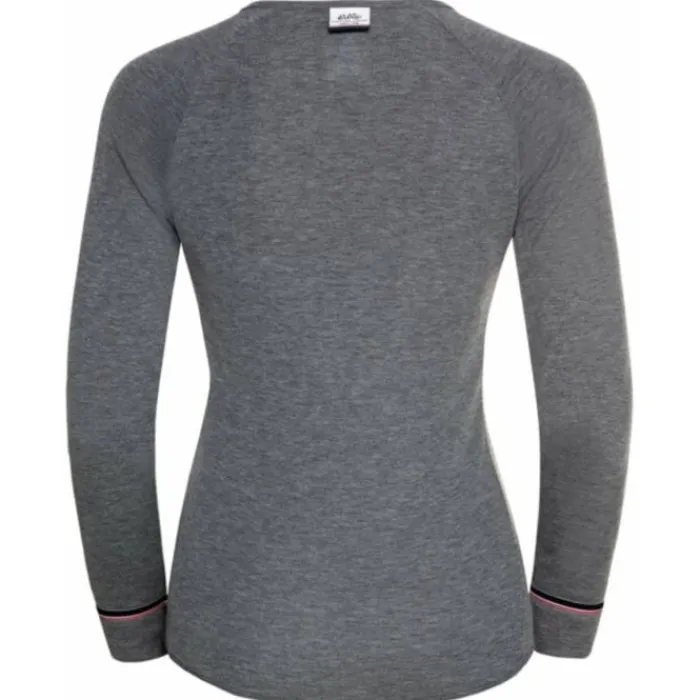 Odlo Running Tops & T-shirts^Active Crew Neck Long Sleeve Top Grey
