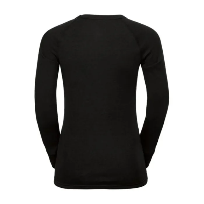 Odlo Long Sleeve Running Tops^Crew Neck Warm LS Tee Black