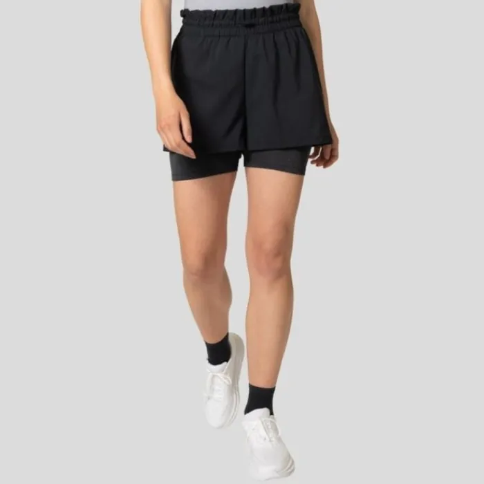 Odlo Running Shorts^Essential 365 5 Inch 2-In-1 Short Black