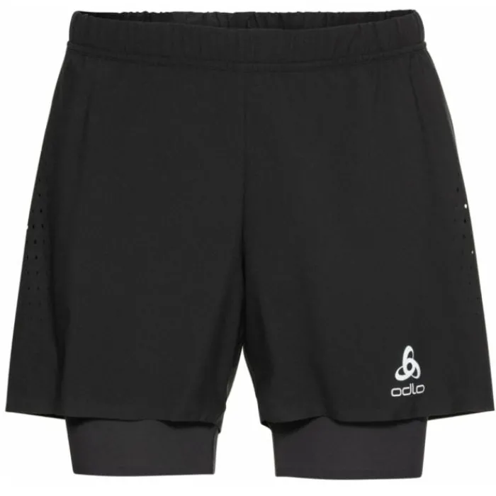 Odlo Running Shorts^2-in-1 Shorts Zeroweight 5IN Black