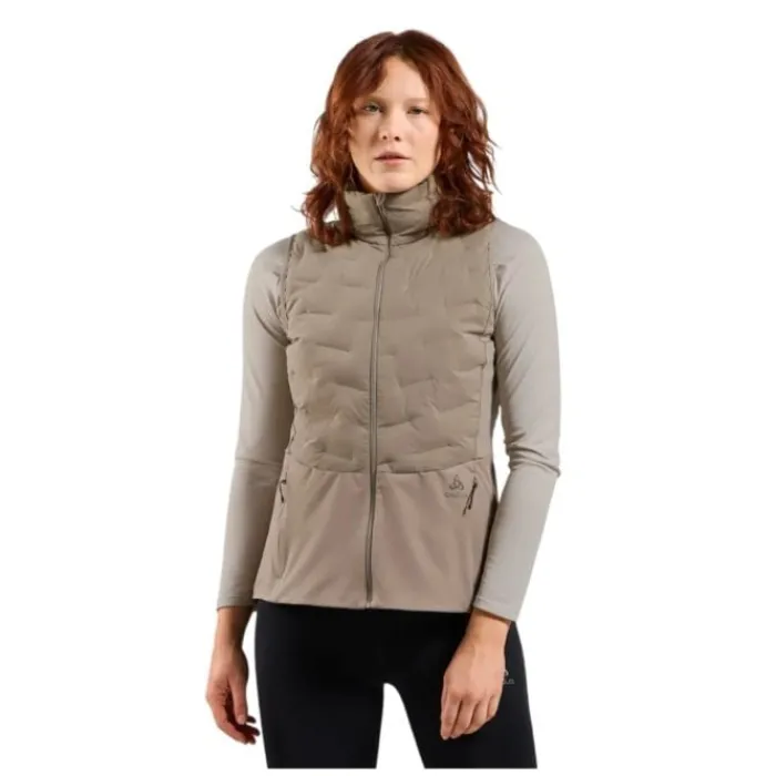 Odlo Running Vests^Insulator Zeroweight Vest Brown