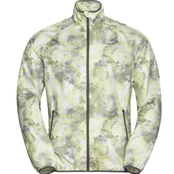 Odlo Running Jackets^Jacket Essential Light Print Green