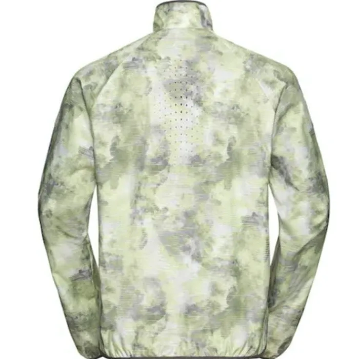 Odlo Running Jackets^Jacket Essential Light Print Green