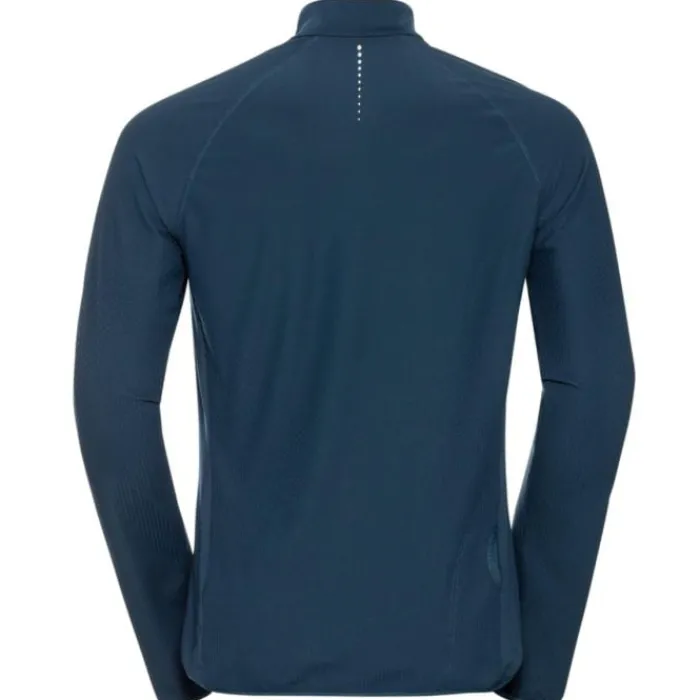 Odlo Running Tops & T-shirts^Midlayer 1/2 zip Zeroweight Blue