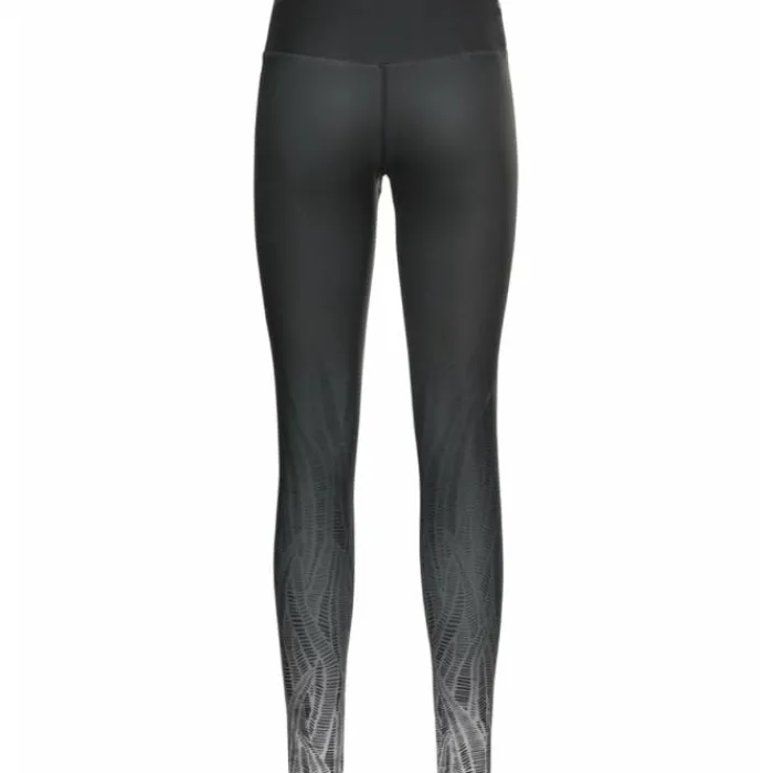 Odlo Running Leggings & Pants^Tight Zeroweight Print Black