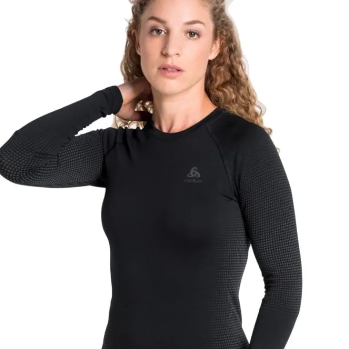 Odlo Running Tops & T-shirts^Top Crew Neck Long sleeve Black