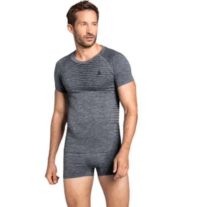 Odlo Running Tops & T-shirts^Top Crew Neck Short Sleeve Performan Grey