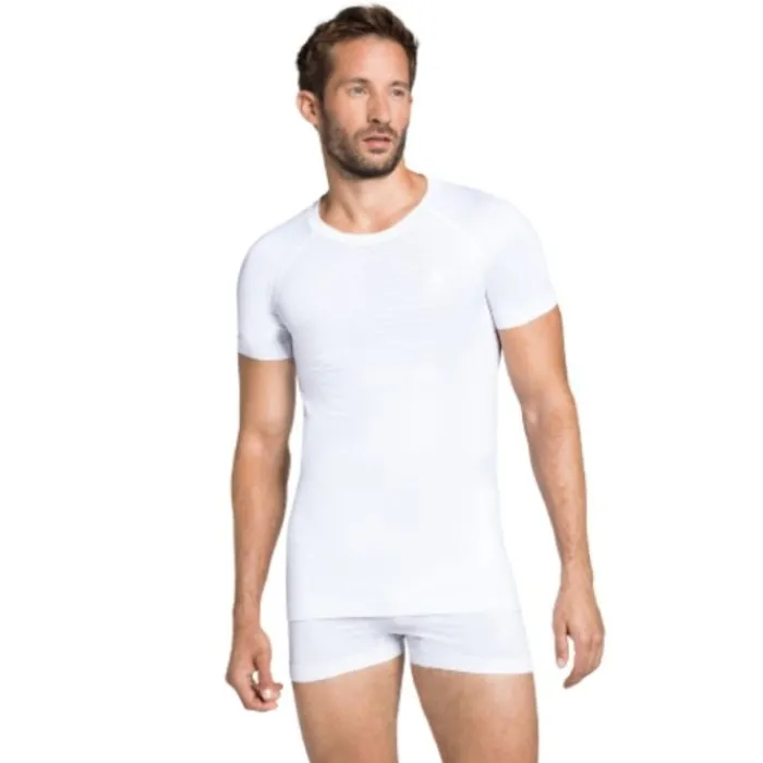 Odlo Running Tops & T-shirts^Top Crew Neck Short Sleeve Performan White