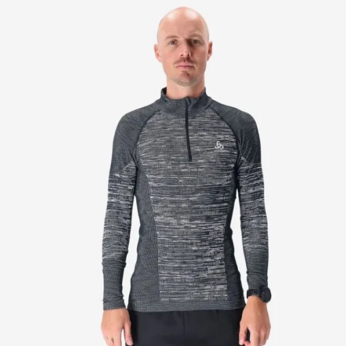 Odlo Running Tops & T-shirts^Top Turtle Neck Long Sleeve ½ Zip Black