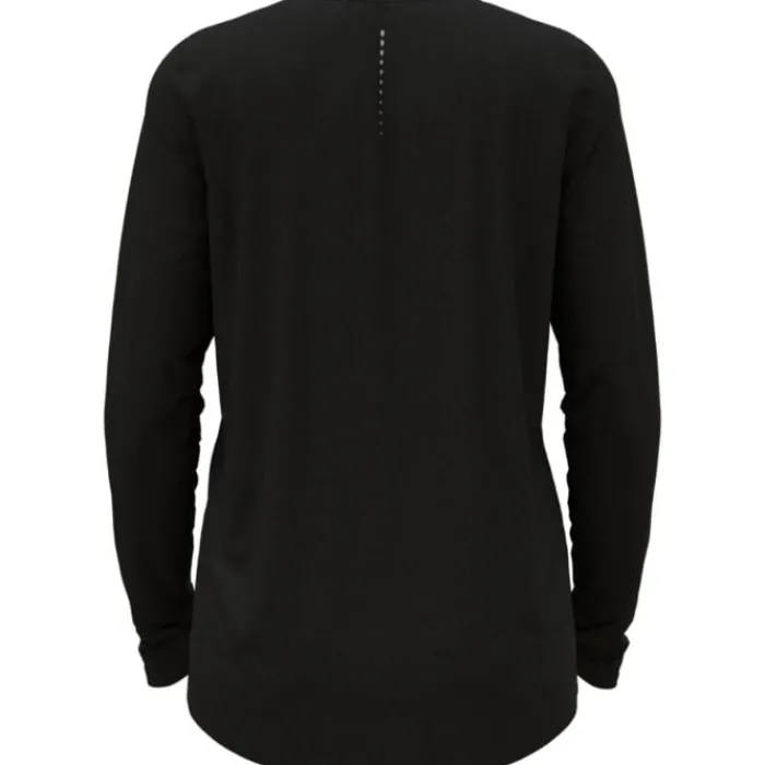Odlo Running Tops & T-shirts^T-shirt Crew Neck Long Sleeve Zeroweight Black