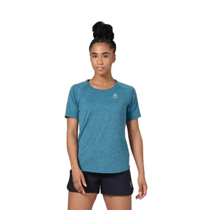 Odlo Running Tops & T-shirts^T-shirt Crew Neck Short Sleeve Run Easy Blue