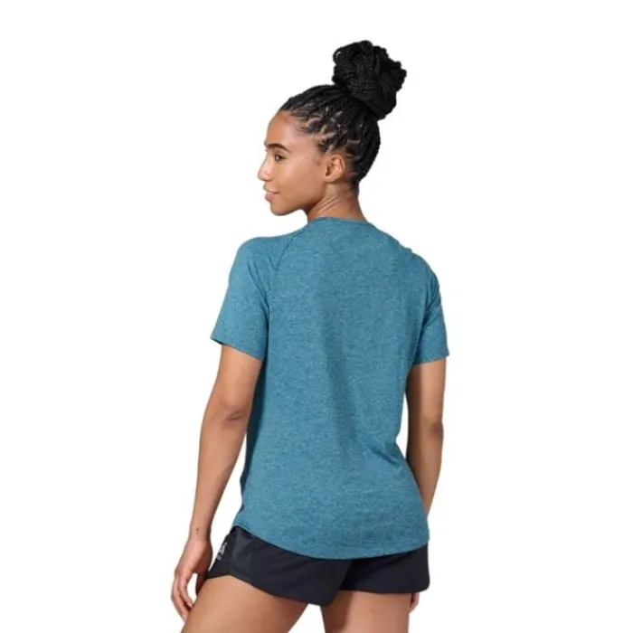 Odlo Running Tops & T-shirts^T-shirt Crew Neck Short Sleeve Run Easy Blue