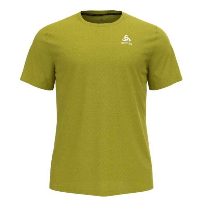 Odlo Running Tops & T-shirts^T-Shirt Short Sleeve Crew Neck Run Easy Yellow