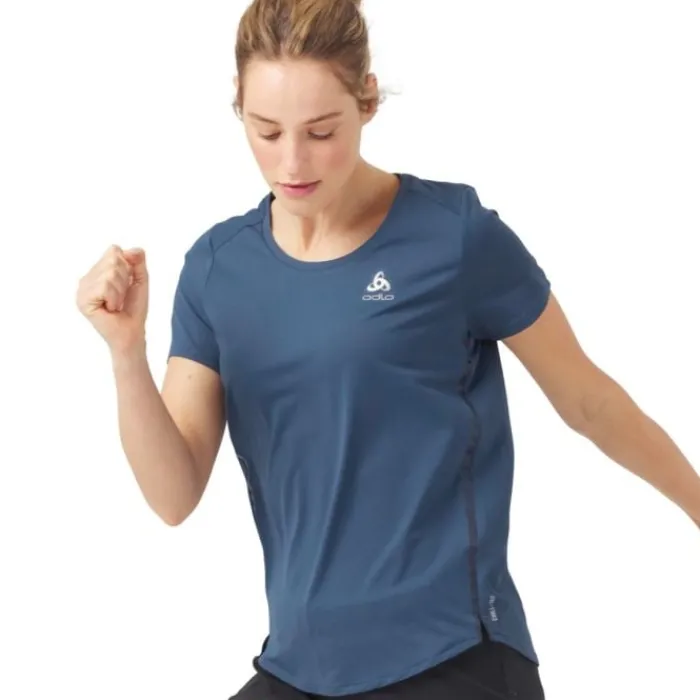 Odlo Running Tops & T-shirts^T-shirt Short Sleeve Crew neck Zeroweight Blue