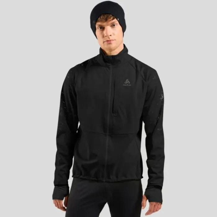 Odlo Running Jackets^Zeroweight Warm Pro Reflective Jacket Black
