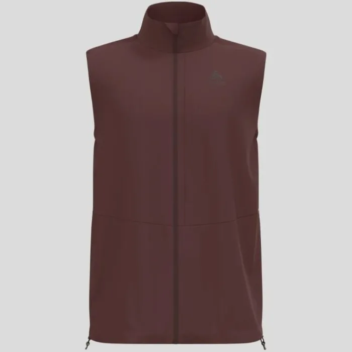 Odlo Running Vests^Zeroweight Warm Vest Brown