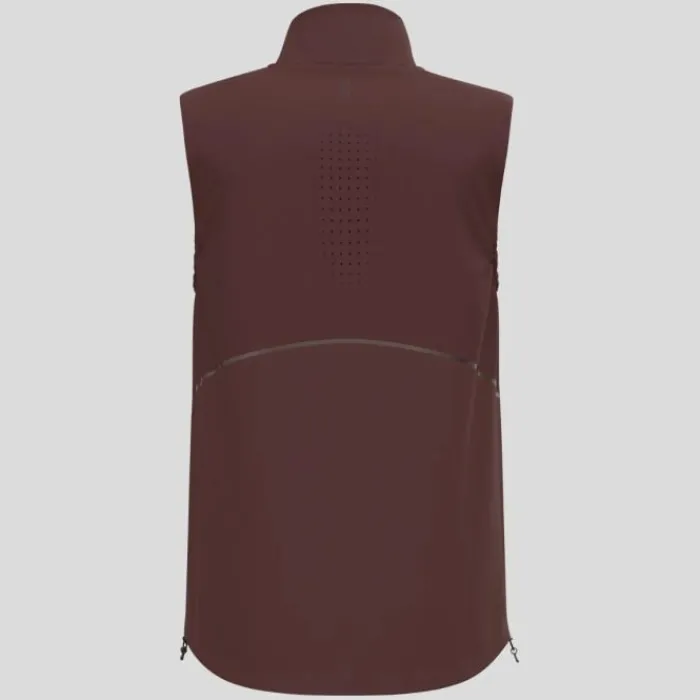 Odlo Running Vests^Zeroweight Warm Vest Brown