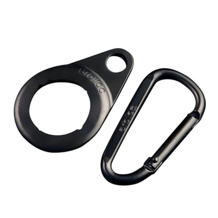 Orbiloc Reflective Running Gear^Carabiner Black