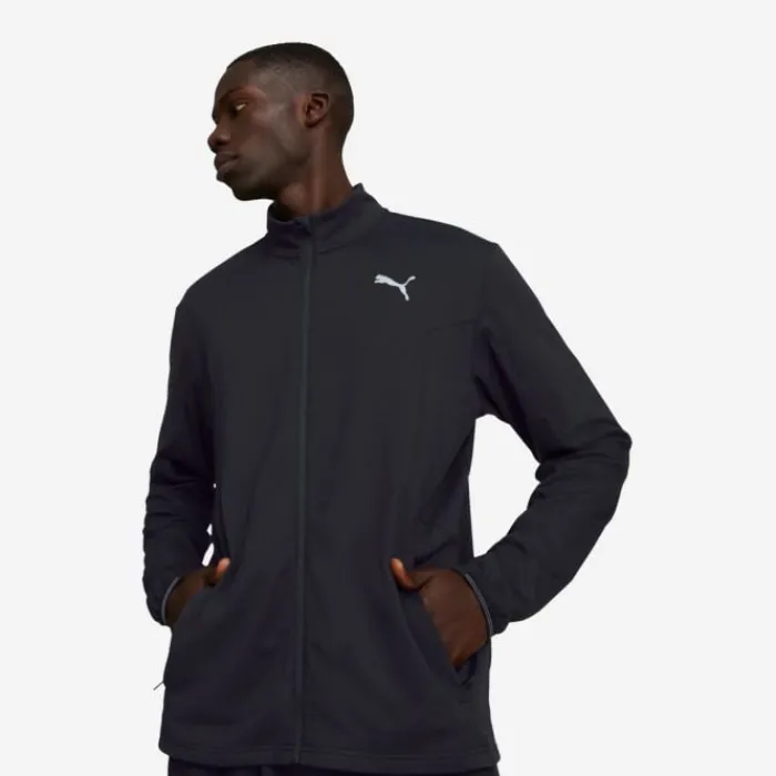 Puma Running Jackets^Run Cloudspun Full Zip Jacket Black