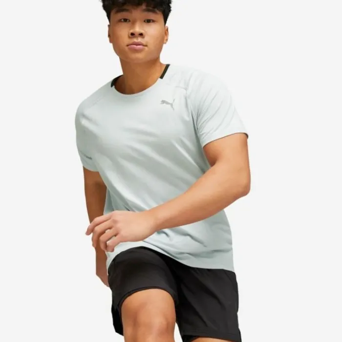 Puma Running Tops & T-shirts^Run Cloudspun SS Tee Grey