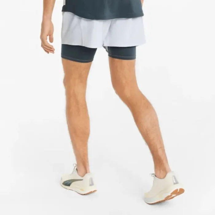 Puma Running Shorts^Run First Mile 5" 2-in-1 Shorts Grey