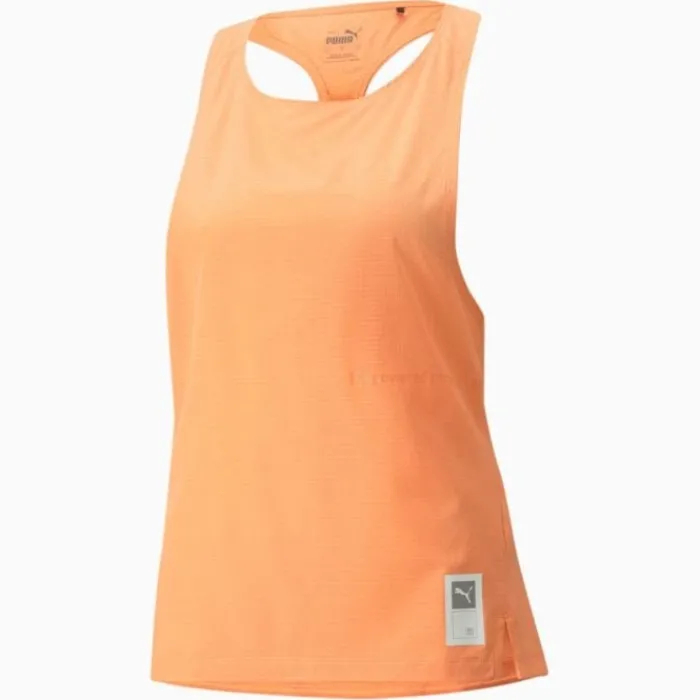 Puma Running Tops & T-shirts^Run First Mile Tank Orange
