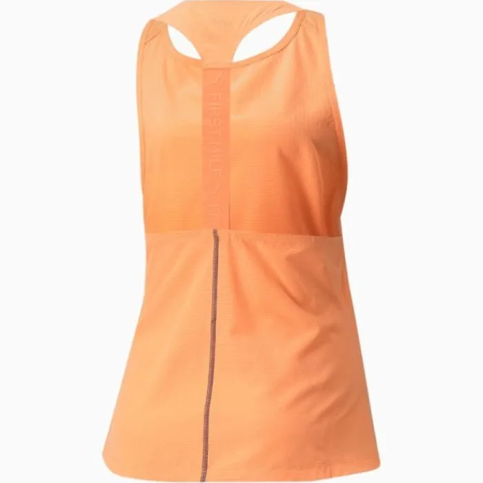 Puma Running Tops & T-shirts^Run First Mile Tank Orange