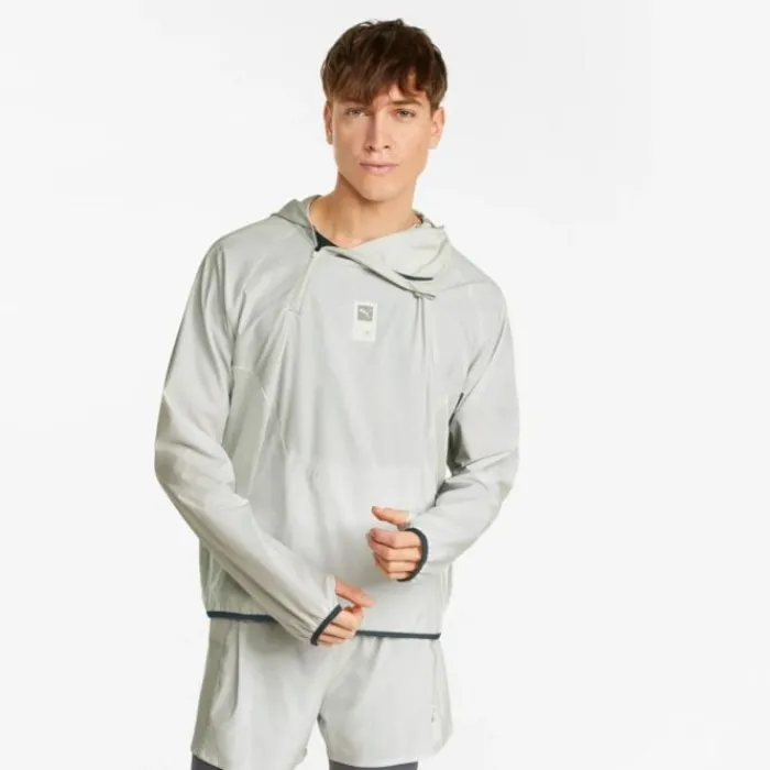 Puma Running Jackets^Run First Mile Woven Jacket White