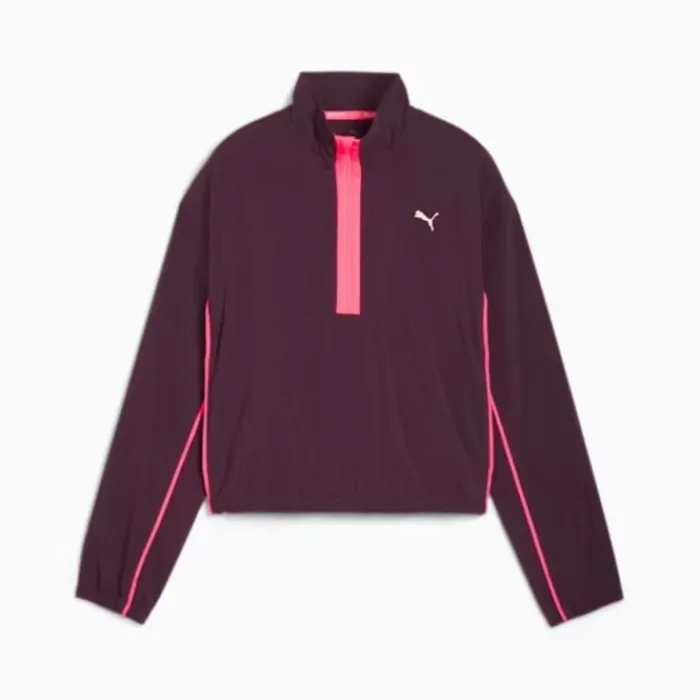 Puma Running Jackets^Run For Her Fashion Women 1/2 Zip Purple
