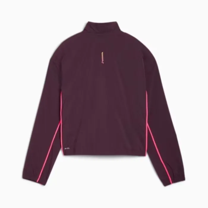 Puma Running Jackets^Run For Her Fashion Women 1/2 Zip Purple