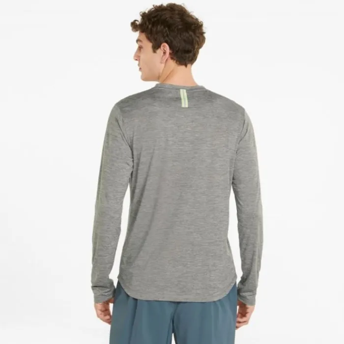 Puma Running Tops & T-shirts^Run Long Sleeve Tee Grey