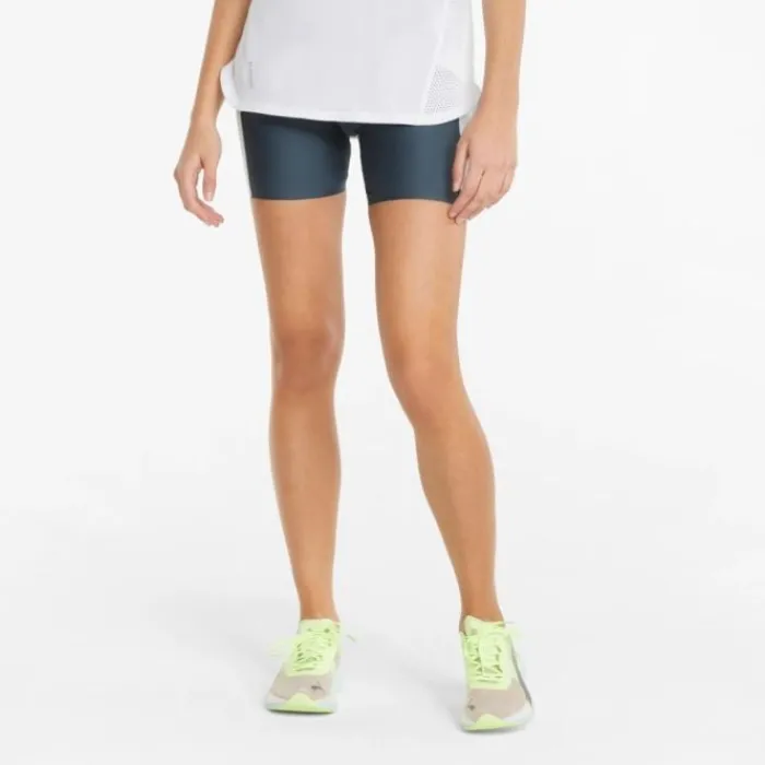 Puma Running Shorts^Run Marathon 6" Tight Short Green